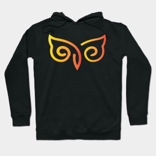 owl art Abstract Hoodie